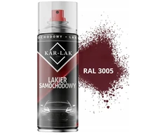 Ral 3005 bordo vidutinio atspalvio purškiamas automobilinis bazinis lakas, 400 ml