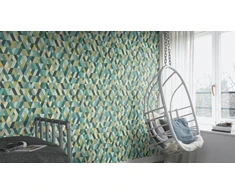 Rasch Barbara Home Collection Ii 536744 flizelininiai tapetai grafinis mėlynas 10.05 m x 0.53 m