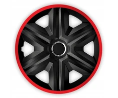 Ratlankio gaubtai 14" Universalūs Nrm Fast Lux raudoni 4 vnt.