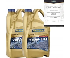 Ravenol Mtf-2 75w80 8l - transmisijos alyva