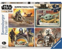 Ravensburger 05240 0, The Mandalorian, 4, 100 dalių, rinkinys, dėlionės vaikams, rekomenduojamas amžius 5+, kokybiška dėlionė, spalvinga