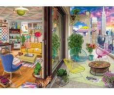 Ravensburger 16545 nyc apartment dėlionė 1000 detalių, fantasy
