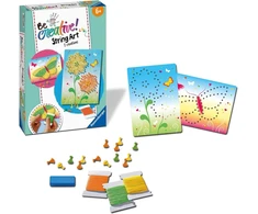Ravensburger 18241 Becreative String Arti Butterflies kūrybiniai siūlų paveikslėliai su drugeliais ir gėlėmis, vaikams nuo 6 metų