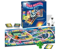 Ravensburger 26772 Hippo in the Roller Coaster stalo žaidimas visai šeimai, skirtas suaugusiems ir vaikams nuo 10-99 metų, 3-12 žaidėjų vakarėlių žaidimas