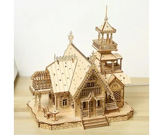 Ravensburger 3d medinė dėlionė "užraktas" – architektūrinis modelis suaugusiems