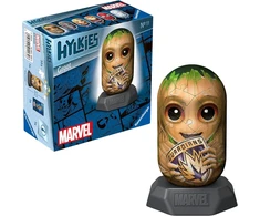 Ravensburger Hylkies: Marvel kolekcinės figūrėlės, skirtos surinkti pačiam - Figūrėlė #11 - Groot - Surink, įsimylėk, kolekcionuok - Mini figūrėlės Marvel Legends gerbėjams