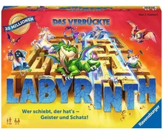 Ravensburger šeimos žaidimas 26955 - beprotiškas labirintas - stalo žaidimas - klasikinis žaidimas 2-4 žaidėjams, stalo žaidimas nuo 7 metų