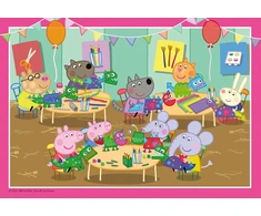 Ravensburger vaikiška dėlionė 12004017 - Time to Celebrate! - 2 x 12 dalių Peppa Pig dėlionė vaikams nuo 3 metų