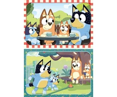 Ravensburger vaikiška dėlionė - 12004111 Bluey - dėlionė vaikams nuo 3 metų su 2 x 12 detalėmis