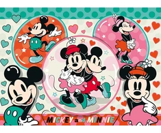 Ravensburger vaikiška dėlionė 13325 - mūsų svajonių pora Mickey ir Minnie - 150 dalių Xxl Disney dėlionė vaikams nuo 7 metų