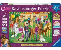 Ravensburger vaikiška dėlionė - Lissy Activity - 200 dalių veiklos dėlionė su dėlionių padėklu, komiksu, lipdukais ir plakatu Lissy gerbėjams nuo 8 metų