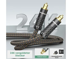 Rawaux toslink optinis audio kabelis, 2 m, optinis kabelis, skaitmeninis s/pdif audio kabelis, paauksuota 24 k jungtis, pintas kabelis, skirtas garso juostai, televizoriui, namų kinui, stiprintuvui