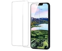 Rcokas 2 vnt. grūdinto stiklo iphone 15 apsauginis stiklas ekrano apsauga iphone 15 apsauga ekrano apsauga [9h] [hd ekrano apsauga] [atsparus įbrėžimams] [itin skaidrus] [be burbuliukų]