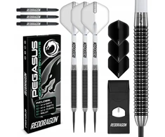 Red Dragon Raudona Dragon Profesionalūs smiginiai Steeltip 24g Tungsten Rinkinys su priedais