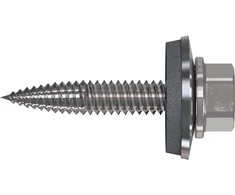 Refabo Rp-t2 Plus plonos skardos savisriegiai 4,5 x 25 mm su šešiakampe galvute ir E14 sandarikliu, bimetalis A2, cinkuotas plienas, 100 vnt.