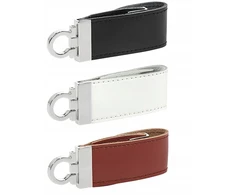 Reklaminis usb raktas su logotipu odinis Pds-3 128 gb graviruotas usb 10 vnt + dovanos!