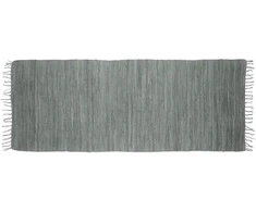 Relaxdays 100% medvilninis vienspalvis patchwork stiliaus kilimas su kutais