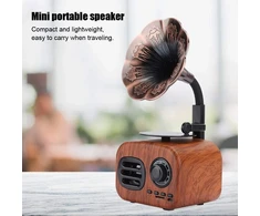 Kompiuterio kolonėlės Retro Bluetooth Garsiakalbis, Nešiojamas 5w Medienos/plastiko