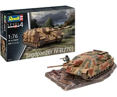 Revell modeliavimo rinkinys, Jagdpanzer Iv (l/70), konstravimo rinkinys, mastelis 1:76, 83 detalės, rankdarbių rinkinys nuo 12 metų, detalus modelis, karinė transporto priemonė, autentiška kopija
