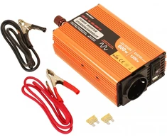 Ricoo Sw-600/24 keitiklis su usb | 24v į 230v / 220v jungtis | 600w - 1200w | Inverteris / galios inverteris nešiojamam kompiuteriui automobilyje, įkroviklio keitiklis mobilus namų inverterio adapteris maitinimo keitiklis automobilinis įkroviklis sunkveži