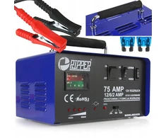 Ripper automobilinis akumuliatoriaus įkroviklis su paleidimo funkcija 12v / 6v