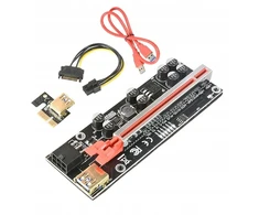 Riser Usb3.0 Pci-e 6pin 010s+ Plus su 8 kondensatoriais