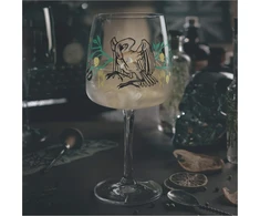 Ritzenhoff 3458003 gin stiklinė, 700 ml, serija fabelkraft motyvas nr. 3, kokteilinė stiklinė, gandro iliustracija, pagaminta vokietijoje