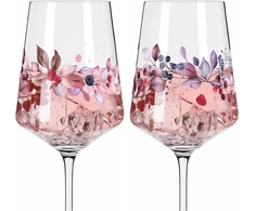 Ritzenhoff Sprizz 6011002 aperityvo taurių rinkinys iš 2 vnt., 500 ml, Summer Sonett serija, vaisiai ir šakelės, spalvingas, pagaminta Vokietijoje
