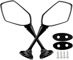 Road Passion universalus motociklo galinio vaizdo veidrodėlių komplektas, suderinamas su Honda Cbr900 Cbr919 Cbr929 Cbr954 1998-2003 / Hyosung Gt125r Gt250r Gt650r Gt650s