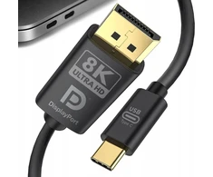 Roline Usb c į displayport adapteris dp 4k 8k thunderbolt kabelis 2m