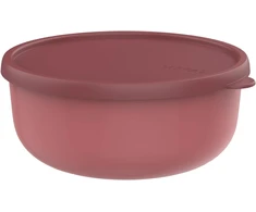 rotho Mepal - Lumina Microwave - maisto laikymo indai su dangteliu šaldytuvui, šaldikliui, garintuvui ir mikrobangų krosnelei - mikrobangų dubenys su dangteliu - laikymo dėžutė - 1500 ml - vivid mauve