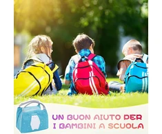 Šaltkrepšis vaikams mergaitėms pietų dėžutė vaikams mini šaltkrepšis pietų krepšys vaikams pietų krepšys moterims universalus krepšys su etiketėmis bagažui mokyklai biurui (polar Bear, mėlynas)