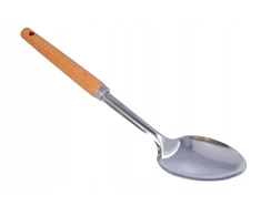 Samtis padažui iš nerūdijančio plieno su medine rankena, elegantiškas ir patvarus