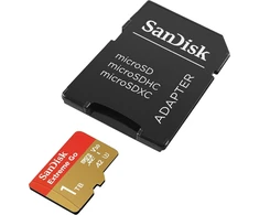 Sandisk 1tb Extreme Go Micro Sdxc Uhs-i atminties kortelė 1 Tb + Sd adapteris