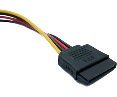 Sata prailginimo laidas 20cm, 15 kontaktų M/f, Ssd/hdd