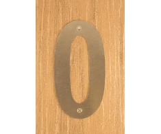 Satininio nerūdijančio plieno durų numeris 0 – 150 mm