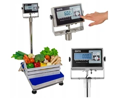 Satis Elektroninės sandėlio svarstyklės iki 150 kg 40x50 cm su patvirtinimu, platforminės