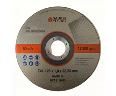 Saubertechnik pjovimo diskas 125x1 nerūdijančiam plienui