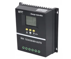 Saulės įkrovimo valdiklis akumuliatorių įkrovimo reguliatorius 12v/24v/36v/48v 60a Mppt