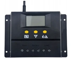 Saulės valdiklis reguliatorius 80a 12v/24v Pwm Lcd Pv