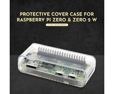 Sb aukštos kokybės raspberry pi zero dėklas - prieiga prie visų prievadų **skaidrus/permatomas sumontuojamas per 30 sekundžių atviras (skaidrus)
