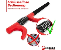 Schmidt security tools pedalų ir vairo užraktas automobiliui 49.5 - 78 cm apsauga nuo vagystės