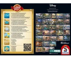 Schmidt Spiele Thomas Kinkade Disney "gražuolė ir Pabaisa" 1000 detalių dėlionė