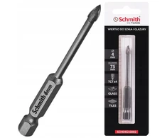 Schmith 4mm šešiakampis grąžtas stiklui, keraminėms plytelėms ir glazūrai