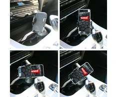 Scozzi universalus automobilinis telefono laikiklis į gėrimų laikiklį automobilyje, sunkvežimyje, išmaniajam telefonui