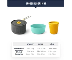 Sea to Summit Frontier Ultralight One Pot virtuvės rinkinys