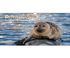 Seal Magic Din A3 kalendorius 2023 metams. Ruoniai ir jūrų liūtai. Seelenzauber
