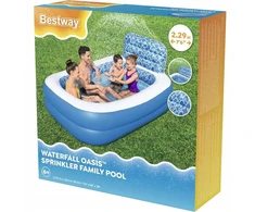 ŠEIMYNINIS PRIPUČIAMAS BASEINAS SU FONTANU 229 x 152 x 96cm BESTWAY 54451
