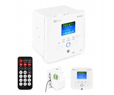 Sieninis stiprintuvas grotuvas bt usb fm 2x15w power dynamics