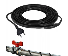 Šildymo kabelis 230v 8mm savaime reguliuojantis kabelis vamzdžiams latakams Palm 25w/m 2m